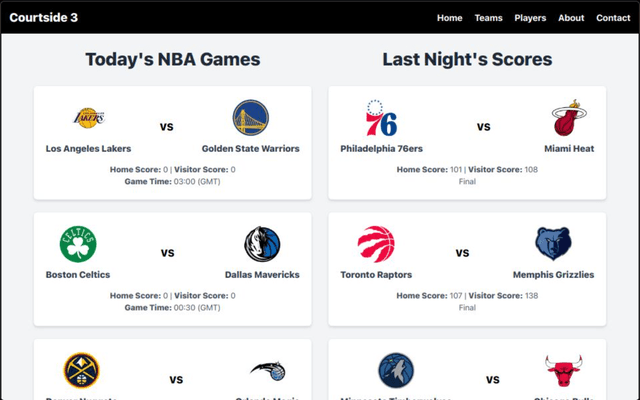 Courtside 3 Preview